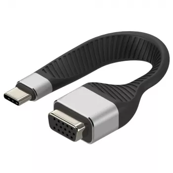 Techly ICOC-USBC-VGA Videokabel-Adapter 0,12 m USB Typ-C VGA (D-Sub)