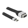 Techly ICOC-USBC-VGA Videokabel-Adapter 0,12 m USB Typ-C VGA (D-Sub)