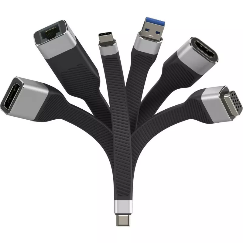 Techly ICOC-USBC-VGA Videokabel-Adapter 0,12 m USB Typ-C VGA (D-Sub)
