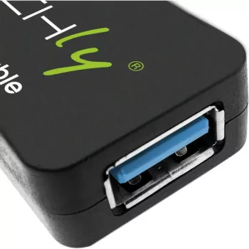 Techly ICUR30100G USB-Kabel USB 3.2 Gen 1 (3.1 Gen 1) 10 m USB A Schwarz