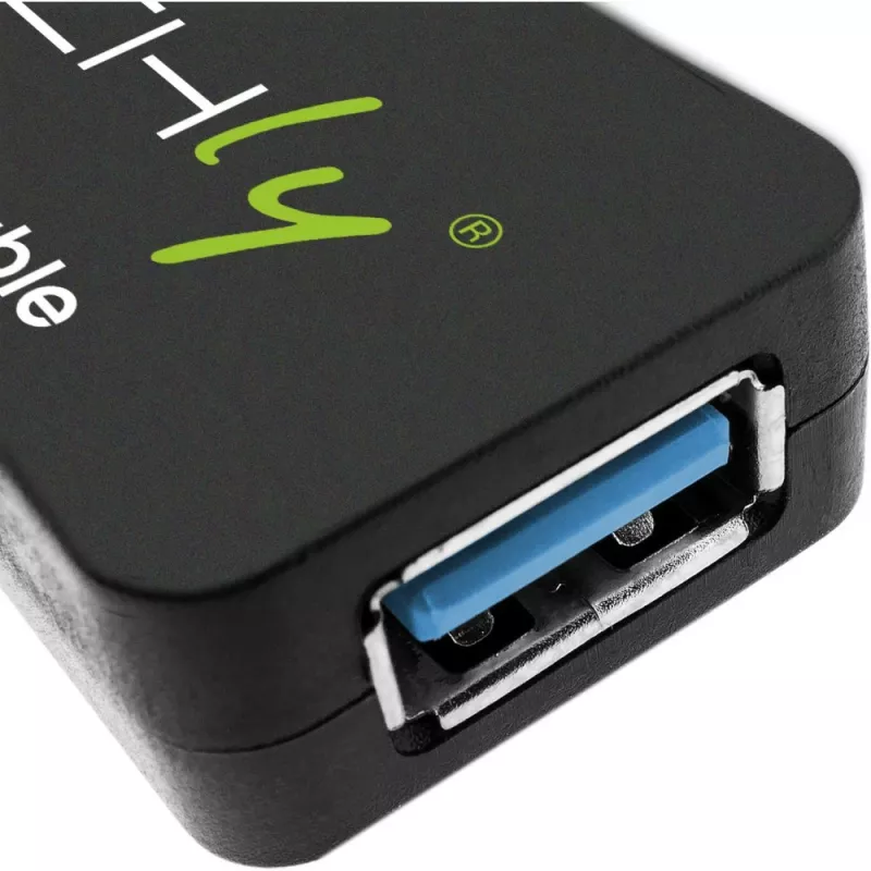 Techly ICUR30100G USB-Kabel USB 3.2 Gen 1 (3.1 Gen 1) 10 m USB A Schwarz