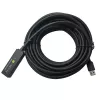 Techly ICUR30100G USB-Kabel USB 3.2 Gen 1 (3.1 Gen 1) 10 m USB A Schwarz