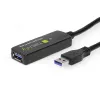 Techly ICUR30100G USB-Kabel USB 3.2 Gen 1 (3.1 Gen 1) 10 m USB A Schwarz