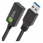 Techly ICUR3050G USB-Kabel USB 3.2 Gen 1 (3.1 Gen 1) 5 m USB A Schwarz