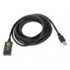 Techly ICUR3050G USB-Kabel USB 3.2 Gen 1 (3.1 Gen 1) 5 m USB A Schwarz