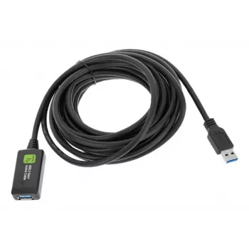 Techly ICUR3050G USB-Kabel USB 3.2 Gen 1 (3.1 Gen 1) 5 m USB A Schwarz