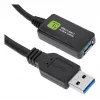 Techly ICUR3050G USB-Kabel USB 3.2 Gen 1 (3.1 Gen 1) 5 m USB A Schwarz