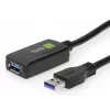 Techly ICUR3050G USB-Kabel USB 3.2 Gen 1 (3.1 Gen 1) 5 m USB A Schwarz