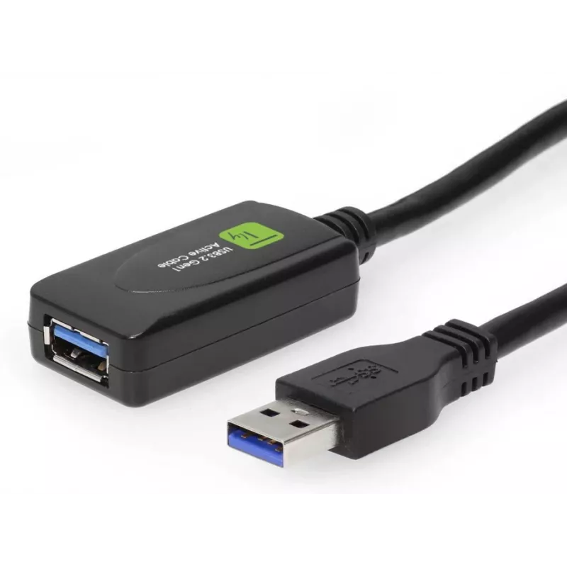 Techly ICUR3050G USB-Kabel USB 3.2 Gen 1 (3.1 Gen 1) 5 m USB A Schwarz