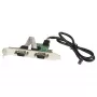 StarTech.com 61 cm Interner USB-Motherboard-Header auf 2 Ports Seriell RS232 Adapter