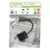 Techly Kabeladapter Konverter HDMI zu VGA mit Micro USB und Audio IDATA HDMI-VGA2AU