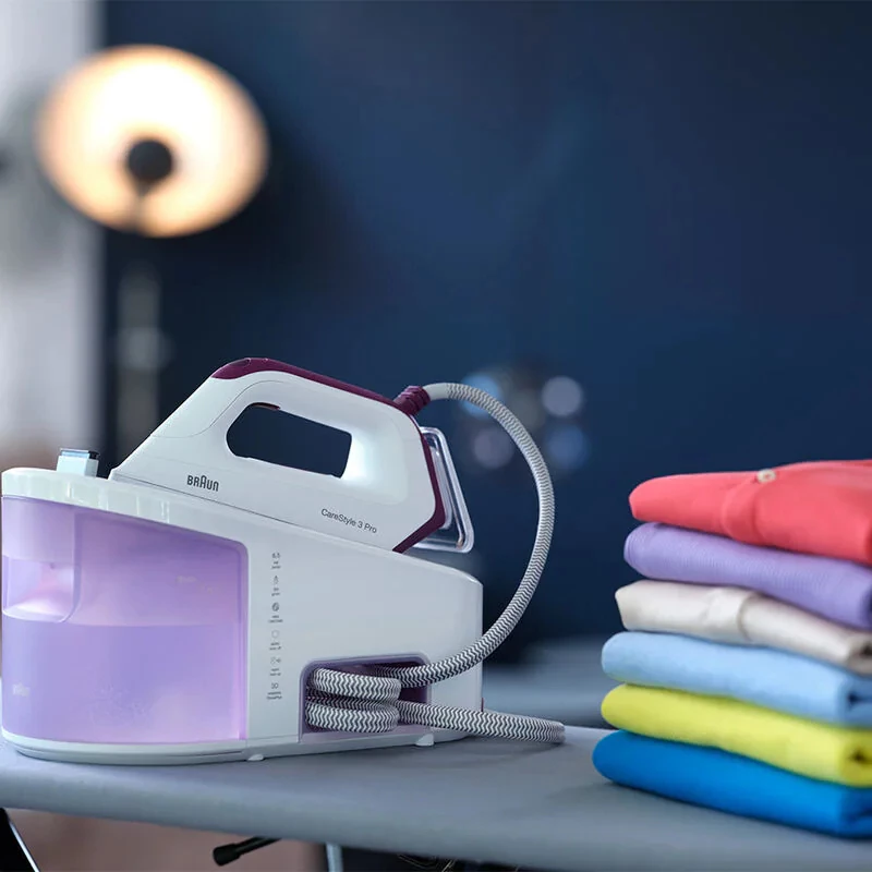 Braun IS3155VI 2400 W 2 L EloxalPlus Bügelsohle Violett, Weiß