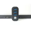 Techly IUSB3-HUB3-ROTB Interface Hub USB 3.2 Gen 1 (3.1 Gen 1) Type-A 5000 Mbit/s Schwarz