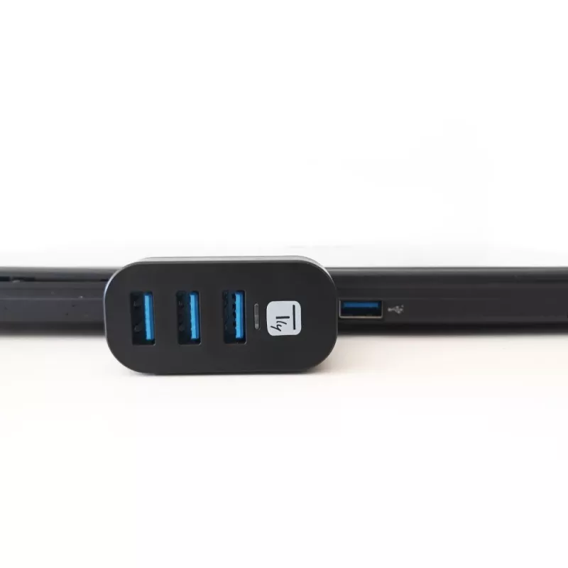 Techly IUSB3-HUB3-ROTB Interface Hub USB 3.2 Gen 1 (3.1 Gen 1) Type-A 5000 Mbit/s Schwarz