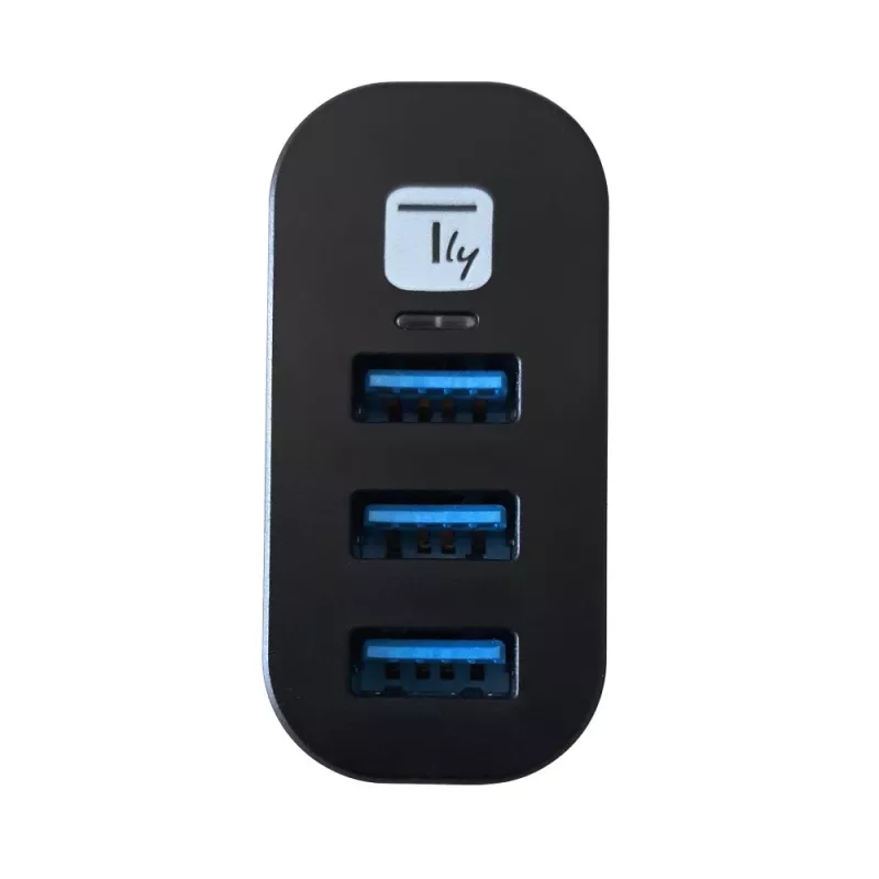Techly IUSB3-HUB3-ROTB Interface Hub USB 3.2 Gen 1 (3.1 Gen 1) Type-A 5000 Mbit/s Schwarz