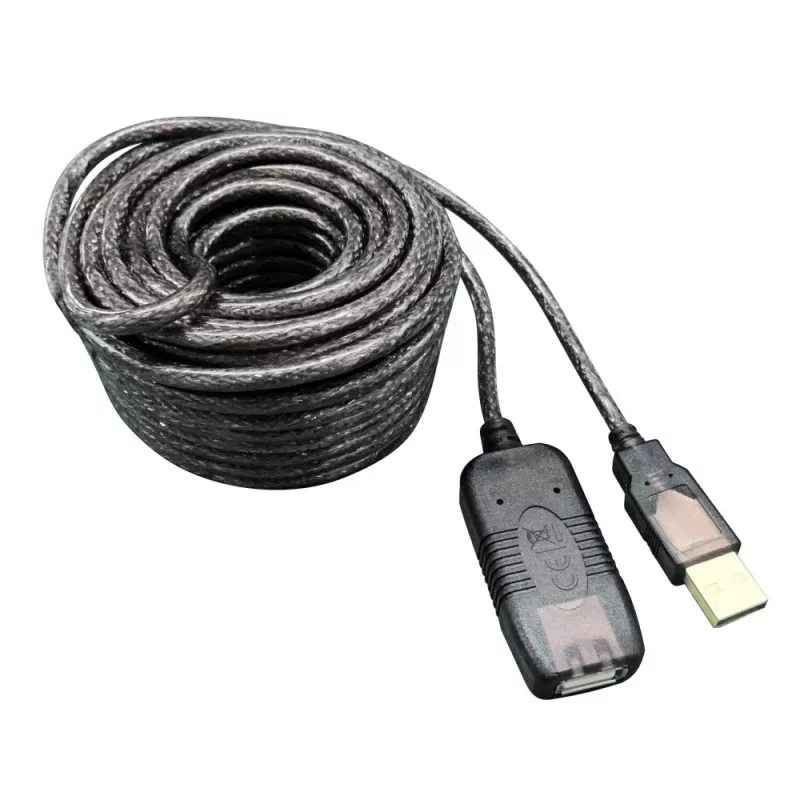 Techly Active Extension Cable USB 2.0 Hi-Speed 10m IUSB-REP10TY