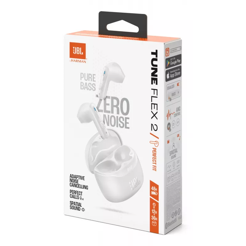 JBL Tune Flex 2 Headset True Wireless Stereo (TWS) In-Ear Anrufe/Musik Bluetooth Weiß