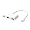 j5create JCA379EW – USB-C® auf HDMI™ & USB™ Typ-A mit Power Delivery