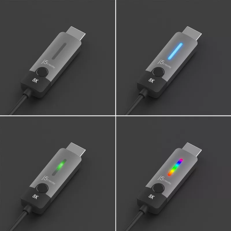 j5create JCC157-N USB-C auf HDMI 2.1 8K Kabel 1,79 m