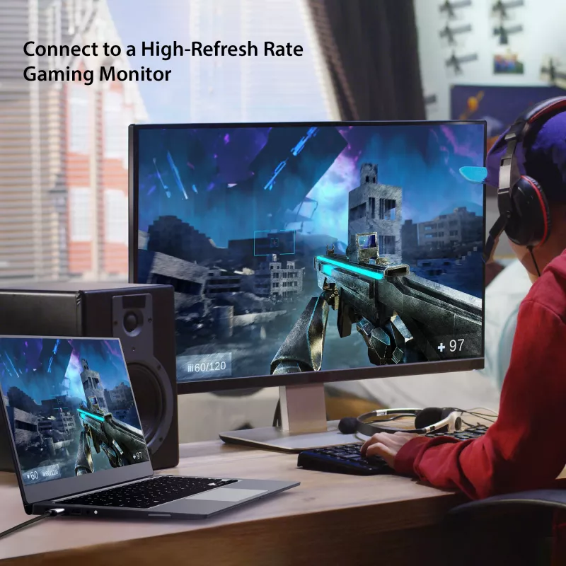 j5create JCC157-N USB-C auf HDMI 2.1 8K Kabel 1,79 m