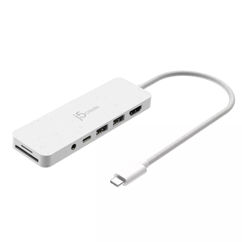 j5create JCD373EW - USB-C® Multi-Port Hub mit Power Delivery