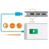 j5create JCD383 USB-C™ 9-in-1 Multi-Adapter, Silber und Weiß