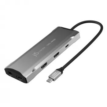 j5create JCD397-N 4K60 Elite USB-C Multi-Monitor Mini Dock Wired USB 3.2 Gen 1