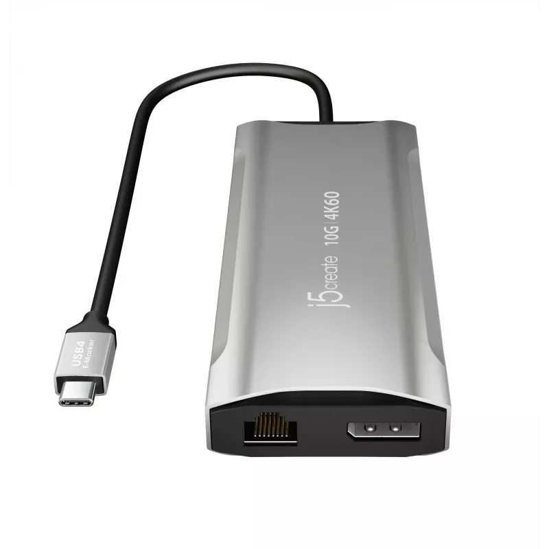 j5create JCD397-N 4K60 Elite USB-C Multi-Monitor Mini Dock Wired USB 3.2 Gen 1