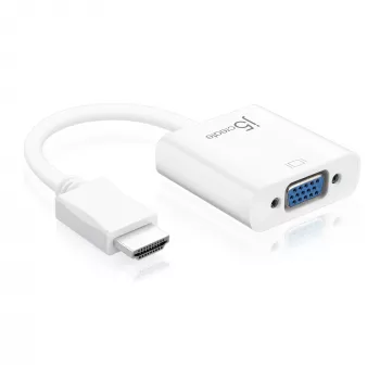j5create JDA213 HDMI zu VGA Adapter Weiß 0,1m 1920x1080P