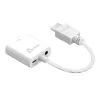 j5create JDA213 HDMI zu VGA Adapter Weiß 0,1m 1920x1080P