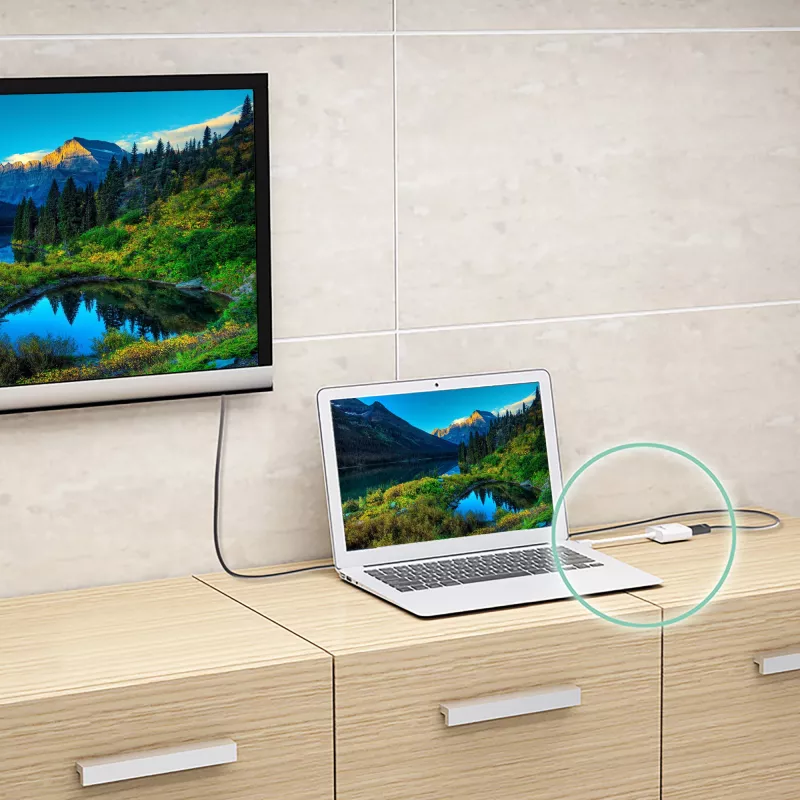 j5create JDA213 HDMI zu VGA Adapter Weiß 0,1m 1920x1080P