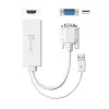 j5create JDA214 VGA-auf-HDMI-Video-Audio-Adapter Weiß 0,176 m