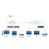 j5create JDA214 VGA-auf-HDMI-Video-Audio-Adapter Weiß 0,176 m