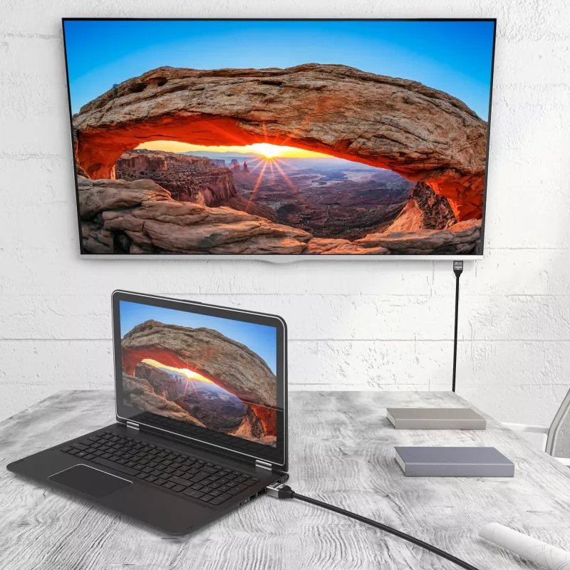 j5create JDC53 Ultra High Speed 8K UHD HDMI™-Kabel, Schwarz und Grau, 2 m