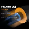 j5create JDC53 Ultra High Speed 8K UHD HDMI™-Kabel, Schwarz und Grau, 2 m