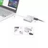 j5create JUA365 USB™ 3.0 zu Dual HDMI Multi-Monitor-Adapter, Silber