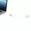 j5create JUCP14 USB-C™ 2.0 auf USB-C™ Kabel mit dynamischem OLED-Leistungsmesser, Weiß, 1,2 m