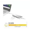 j5create JUD380 USB™ 3.0 Mini Dock, 1x HDMI und 3x USB-Anschlüsse, Silber