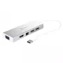 j5create JUD380 USB™ 3.0 Mini Dock, 1x HDMI und 3x USB-Anschlüsse, Silber