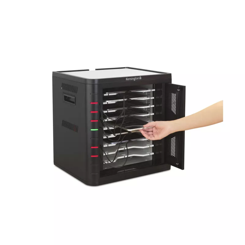 Kensington USB-C-Ladeschrank K67716EU – Kapazität für 16 Geräte
