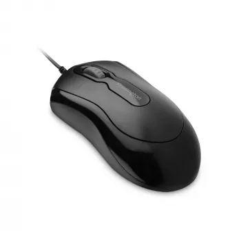 Kensington Maus - in - a - Box kabelgebunden, beidhändig, optisch, USB Typ-A, 800 DPI, Schwarz
