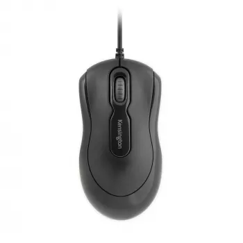 Kensington Maus - in - a - Box kabelgebunden, beidhändig, optisch, USB Typ-A, 800 DPI, Schwarz