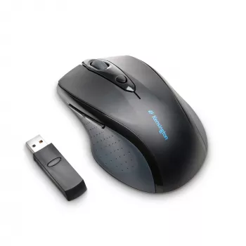 Kensington Pro Fit Wireless Full-Size Maus, beidhändig, optisch, RF Wireless, 1600 DPI, Schwarz