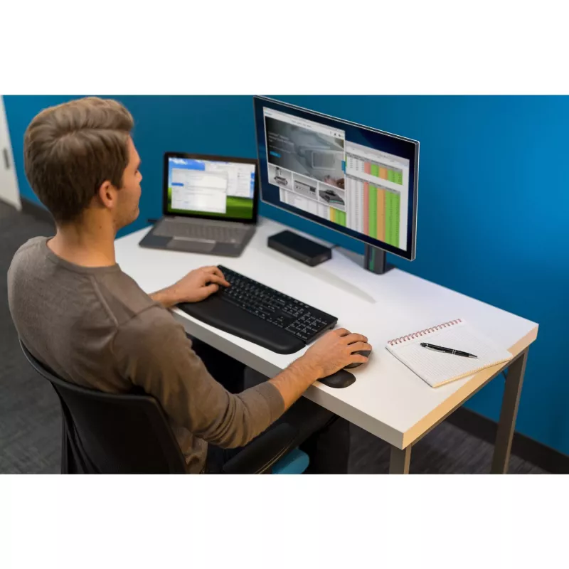 Kensington Pro Fit Wireless Full-Size Maus, beidhändig, optisch, RF Wireless, 1600 DPI, Schwarz