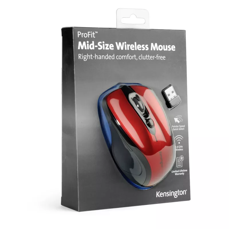 Maus Kensington Pro Fit Wireless Maus Mid Size RF Wireless