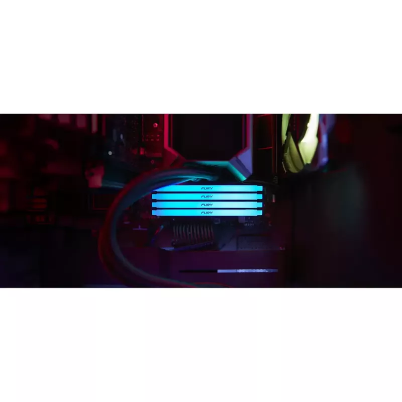 Kingston Technology FURY Beast 128GB 3600MT/s DDR4 CL18 DIMM (Kit of 4) RGB