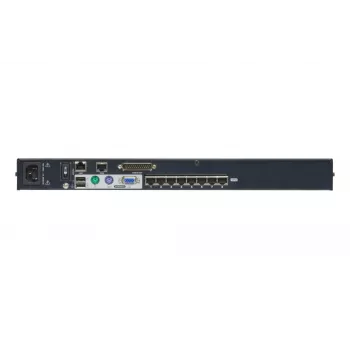 ATEN 8-Port CAT5e/6 KVM-over-IP-Switch, 1920 x 1200 Pixel, Ethernet-LAN, WUXGA, 8,7 W, Schwarz