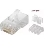 Microconnect KON503-50 Steckverbinder RJ45 Transparent