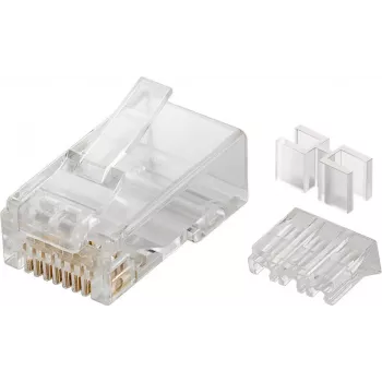 Microconnect KON505-10 Steckverbinder RJ45 durchscheinend
