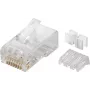 Microconnect KON505-10 Steckverbinder RJ45 durchscheinend